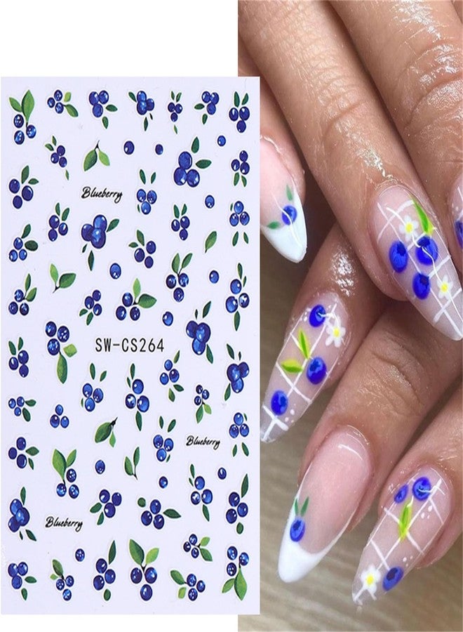 TailaiMei Fruit Nail Stickers, Fruit Self-Adhesive Nail Art Decals for DIY Nail Decorations (519) - Image 4